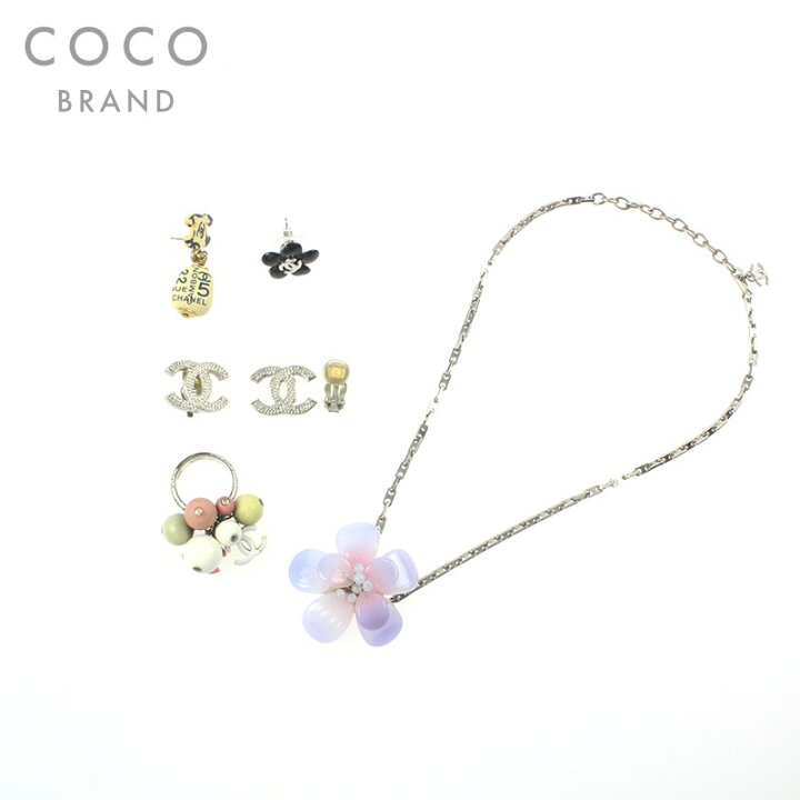 楽天市場】シャネル CHANEL 5点セット ココマーク カメリア イヤリング  