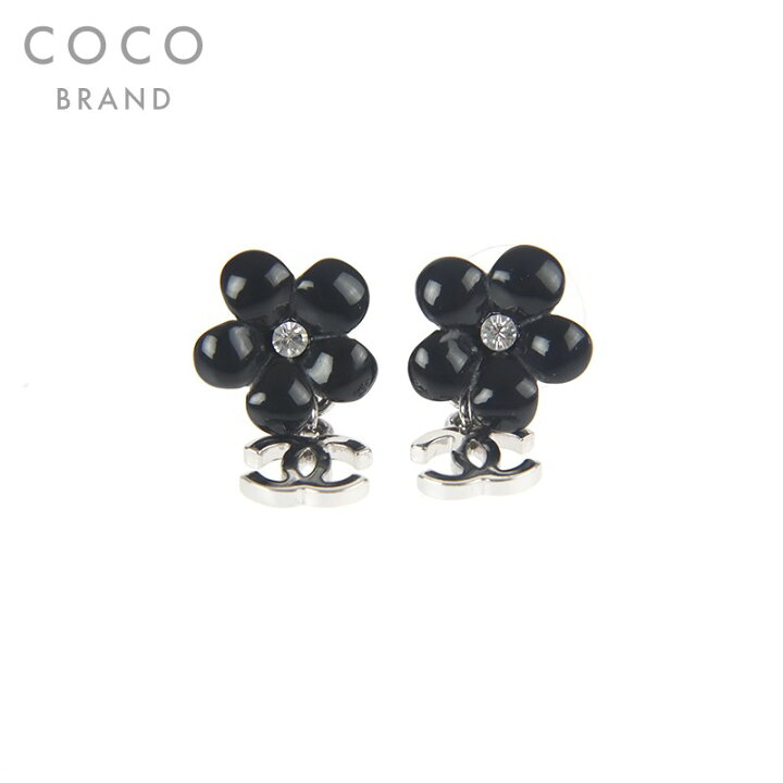 楽天市場】極美品 シャネル CHANEL ココマーク カメリア ピアス 