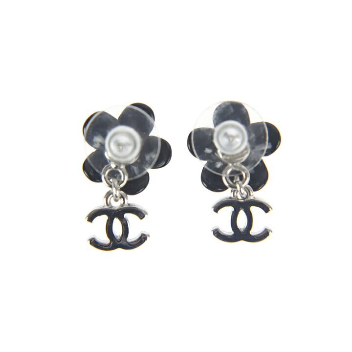 楽天市場】極美品 シャネル CHANEL ココマーク カメリア ピアス 
