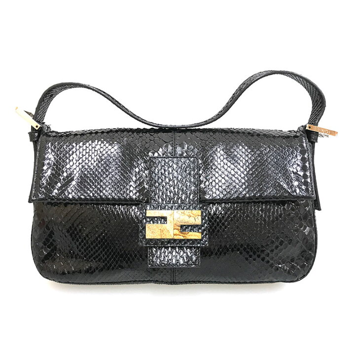 楽天市場】美品 フェンディ FENDI マンマバケット パイソン ワン  