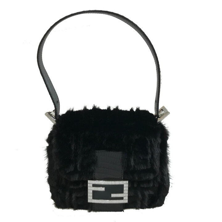 楽天市場】美品 フェンディ FENDI マンマバケット ファー ハンドバッグ 