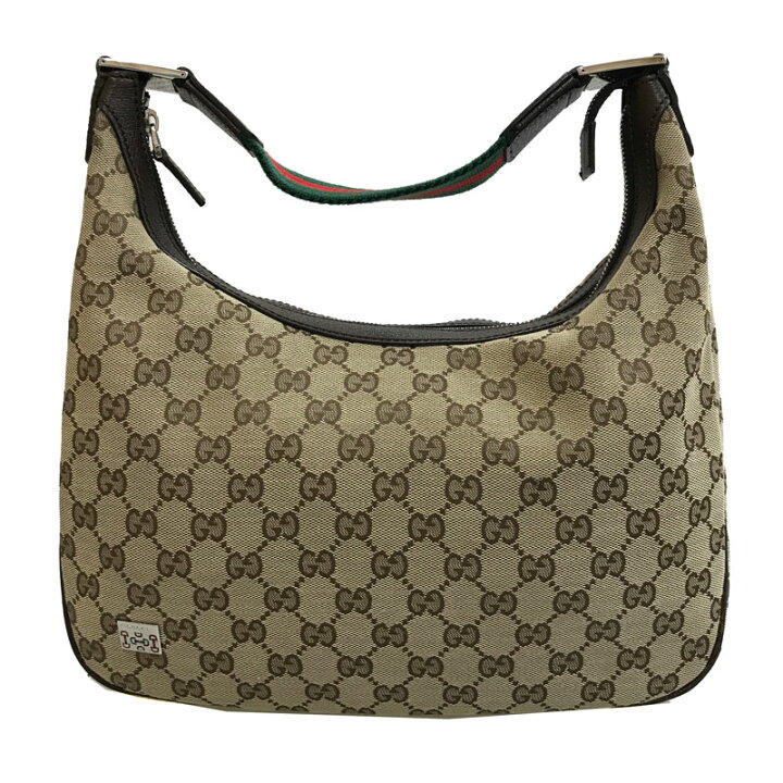 楽天市場】美品 グッチ GUCCI GGキャンバス シェリーライン ワン  