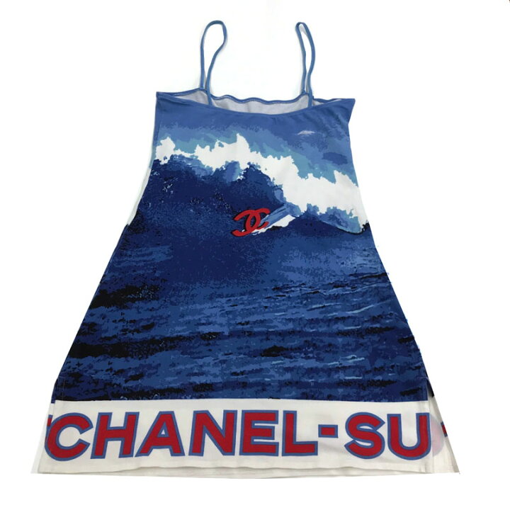 楽天市場】美品 シャネル CHANEL ココマーク サーフ ワンピース 