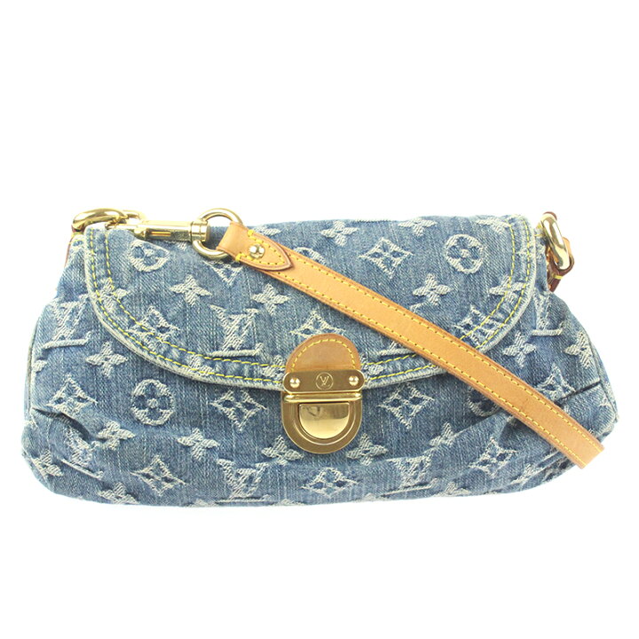 楽天市場】美品 ルイ・ヴィトン LOUIS VUITTON モノグラムデニム ミニ 