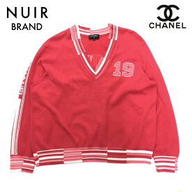 シャネル CHANEL ココマーク Vネック ニット ピンク eitm0143 【中古】