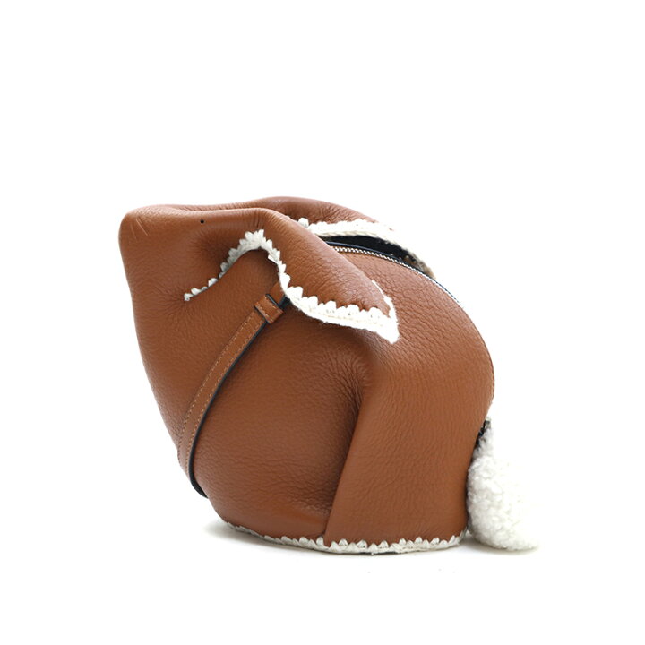 楽天市場】美品 ロエベ LOEWE ラビットモチーフ レザー ショルダー 