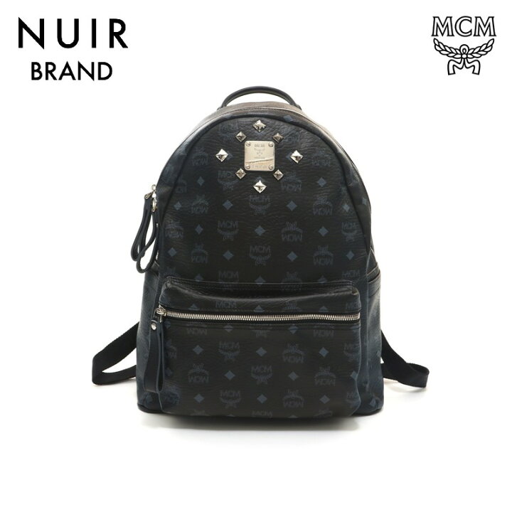 楽天市場】エム・シー・エム MCM ロゴ レザー リュック・デイパック  