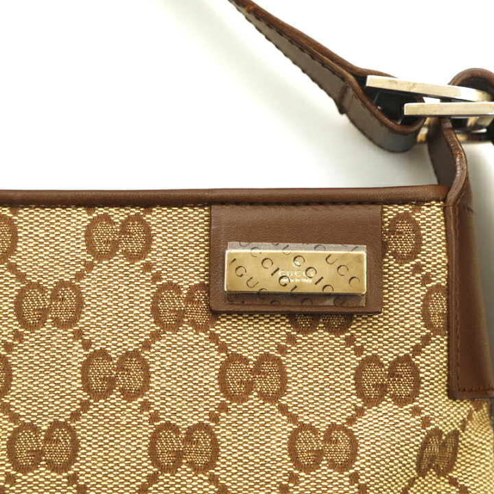 楽天市場】極美品 グッチ GUCCI GGキャンバス ショルダーバッグ 
