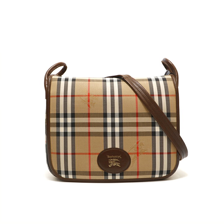 楽天市場】極美品 バーバリー BURBERRY ノバチェック ショルダーバッグ 