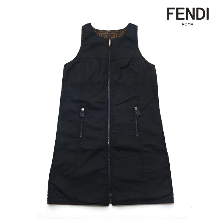 楽天市場】フェンディ FENDI ズッカ柄 ノースリーブ ワンピース ベスト  