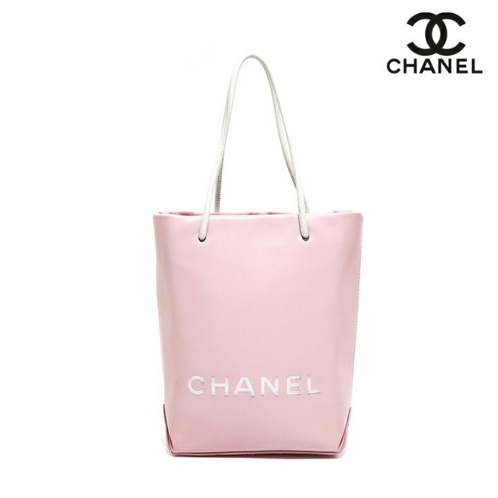 楽天市場】シャネル CHANEL ロゴ レザー ショッパー エッセンシャル 