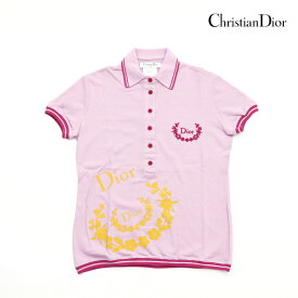 【全品16%OFF】クリスチャンディオール Christian Dior サイズ38 ポロシャツ コットン ピンク WS1599 【中古】【セール】【クーポン 6/11 1:59まで】