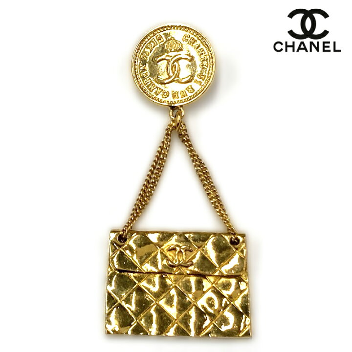 楽天市場】シャネル CHANEL マトラッセ 1995年 ブローチ GP ゴールド 