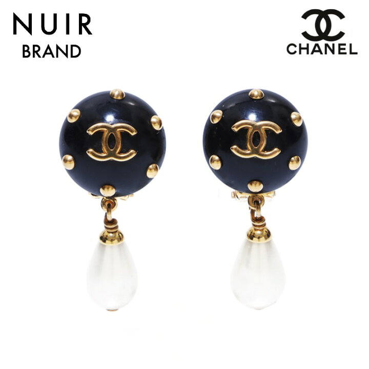 楽天市場】シャネル CHANEL ココマーク パール スリング イヤリング 