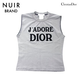 クリスチャンディオール Christian Dior スリーブレスカットソー サイズ42 カットソー ナイロン グレー WS1932 【中古】