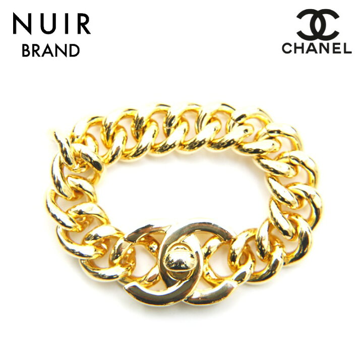 楽天市場】シャネル CHANEL ターンロック チェーン ブレスレット 