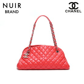 【全品20%OFFクーポン】 シャネル CHANEL ココマーク マトラッセ キャビアスキン チェーンショルダー 2012-2013年 ショルダーバッグ カーフ オレンジ WS3802 【中古】