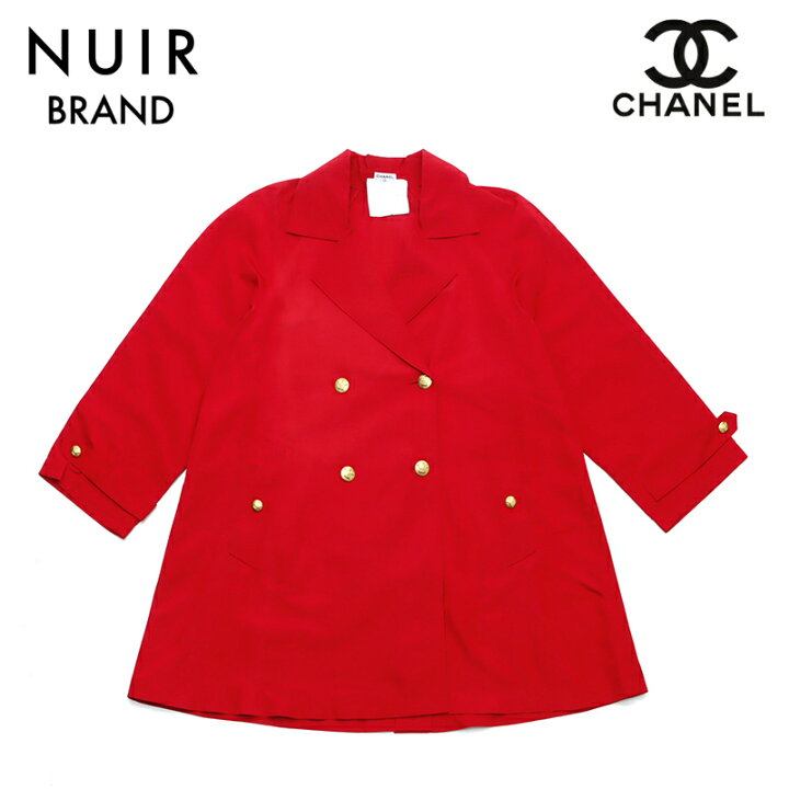 楽天市場】シャネル CHANEL サイズ36 1990年 トレンチコート シルク 