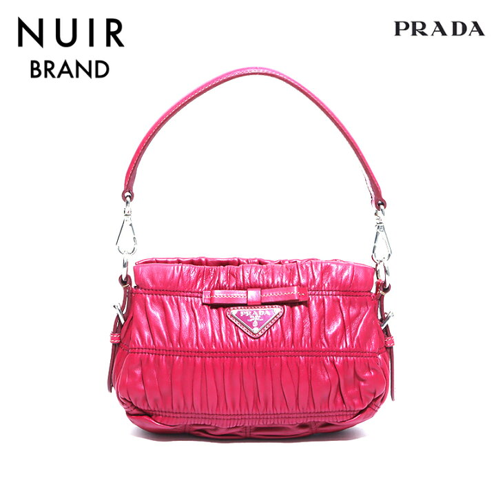 楽天市場】プラダ PRADA キルティング シルバー ショルダーバッグ 