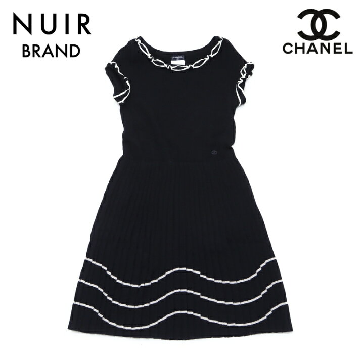 楽天市場】シャネル CHANEL ワンピース ブラック WS4526 【中古 