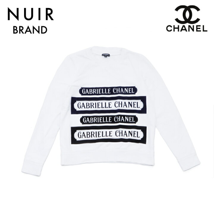 楽天市場】シャネル CHANEL ロゴ トレーナー Size36 長袖Tシャツ 