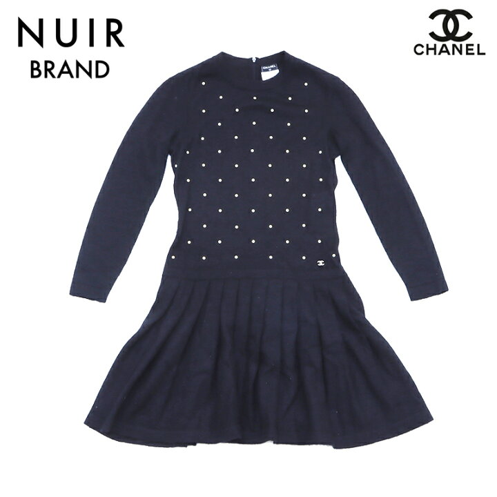 楽天市場】シャネル CHANEL ワンピース ブラック WS4654 【中古  