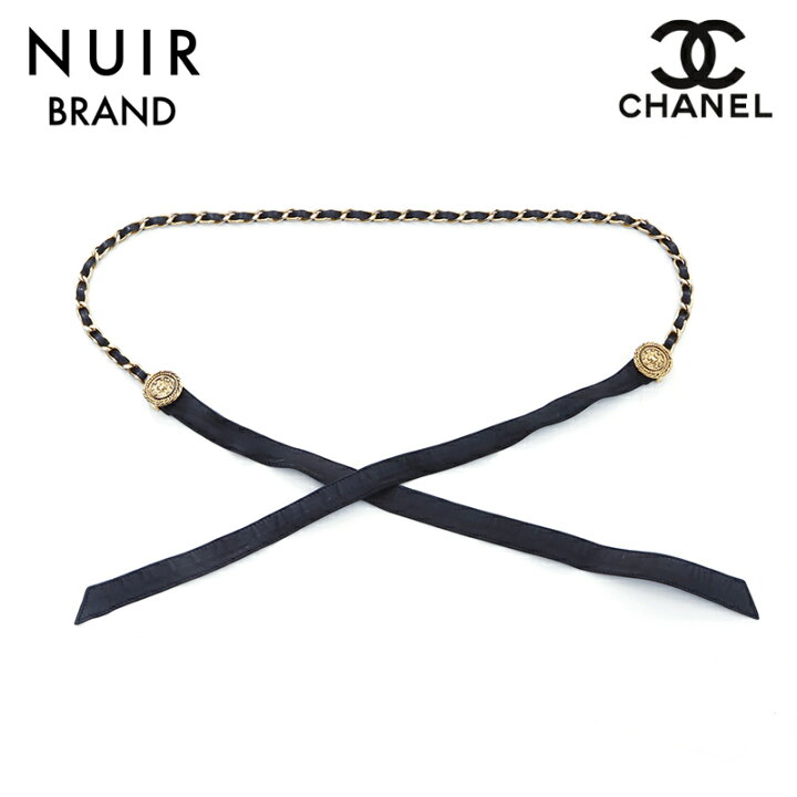 楽天市場】シャネル CHANEL ココマーク メダル レザー チェーン ベルト 