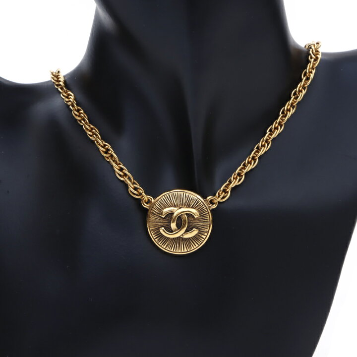 楽天市場】シャネル CHANEL ココマーク チェーン 丸形 サークル 