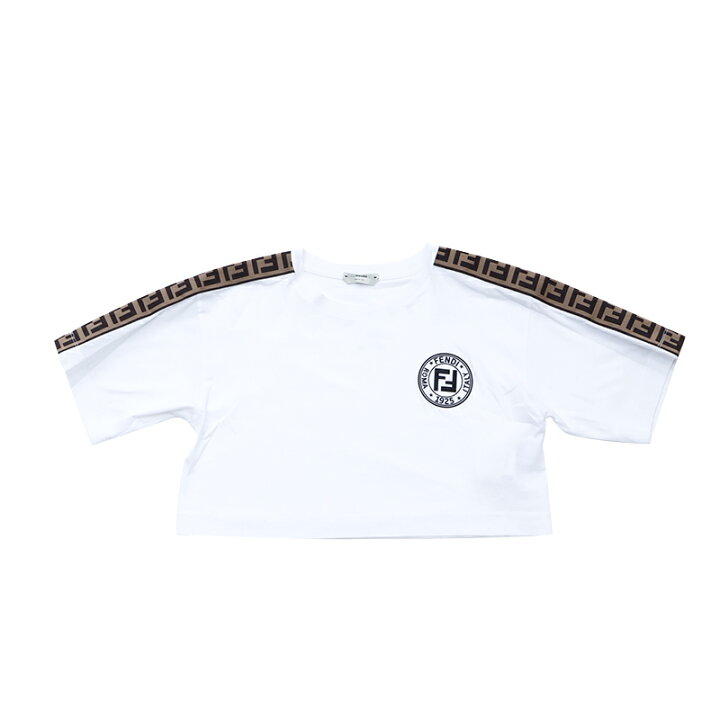 フェンディ サイズ:M FAF114 ADHA ズッカ柄クロップドTシャツ 中古 BS99 