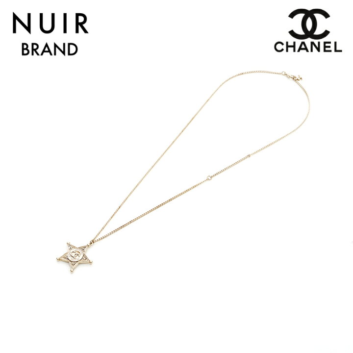楽天市場】シャネル CHANEL スターモチーフ ネックレス GP ゴールド 