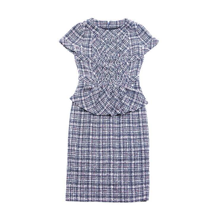 楽天市場】シャネル CHANEL ツイード サイズ38 1990年 ワンピース  