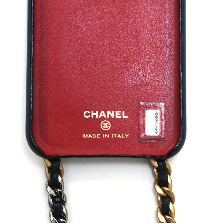 楽天市場】シャネル CHANEL ラムスキン マトラッセ スマホホルダー  