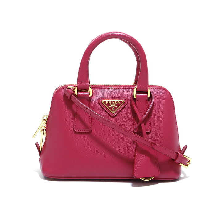 楽天市場】【10％OFFクーポン】プラダ PRADA ミニ サフィアーノ レザー  