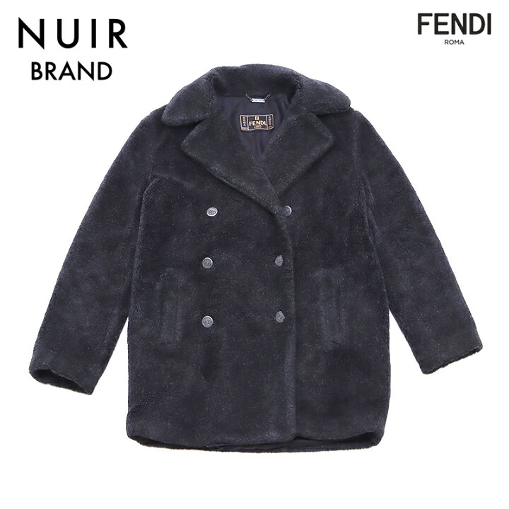 楽天市場】フェンディ FENDI ボア Size 40 コート グレー WS3756 