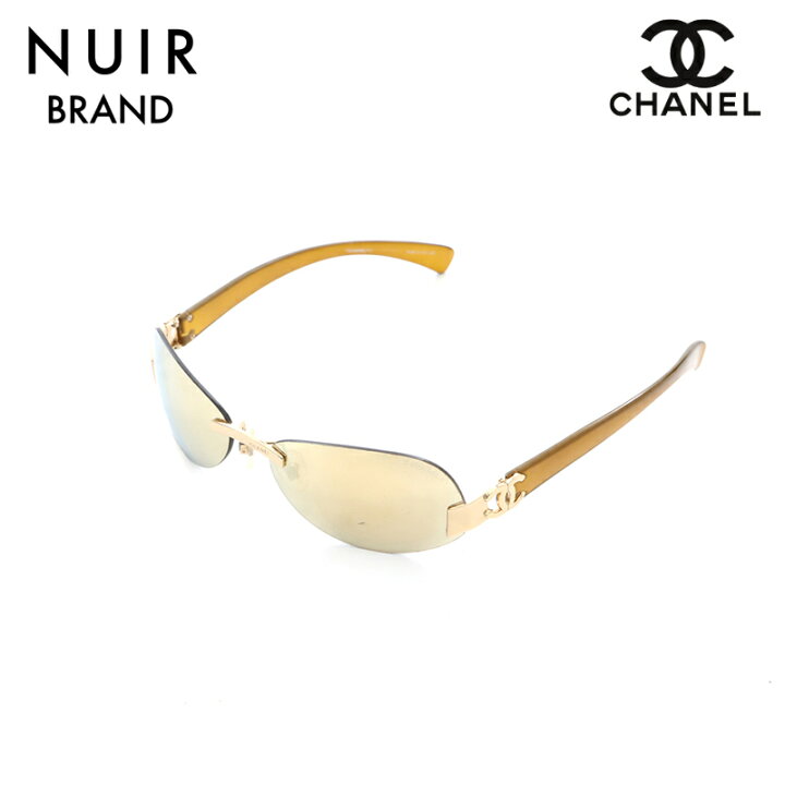 楽天市場】シャネル CHANEL ミラー サングラス ゴールド WS5121 【中古  