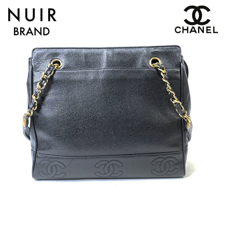 楽天市場】シャネル CHANEL トリプルココ キャビアスキン チェーン 