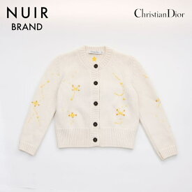 クリスチャンディオール Christian Dior カーディガン ホワイト WS5804 【中古】