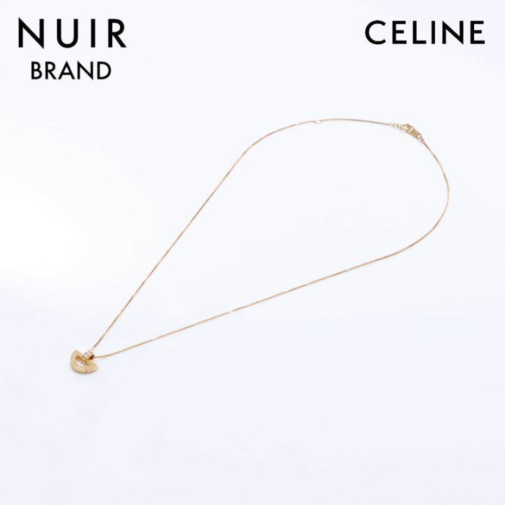 楽天市場】【週末限定!10%OFF】セリーヌ CELINE 18k ダイヤ 半円形 