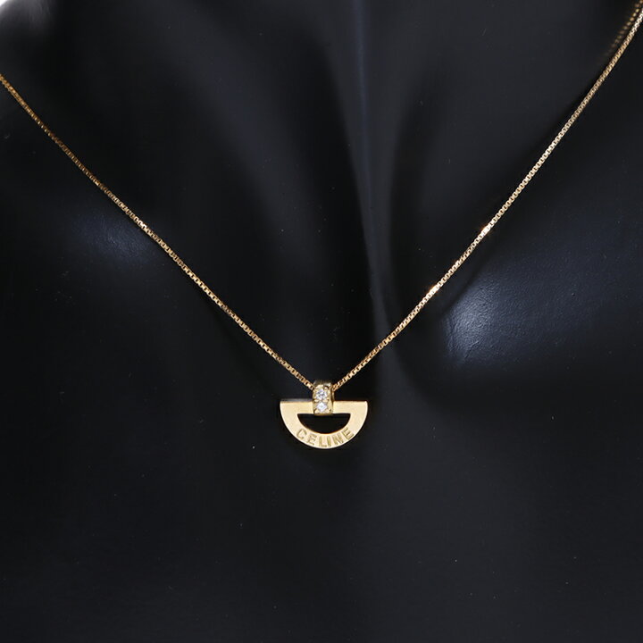 楽天市場】【最大15%OFF】セリーヌ CELINE 18k ダイヤ 半円形 