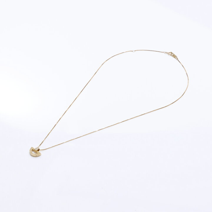 楽天市場】セリーヌ CELINE 18k ダイヤ 半円形 ネックレス ゴールド 