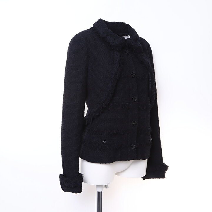 楽天市場】【10％OFFクーポン】シャネル CHANEL ツイード ココボタン  