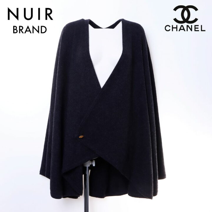 楽天市場】シャネル CHANEL ポンチョ ブラック WS6493 【中古】 : NUIR 