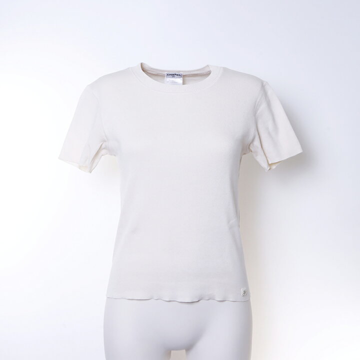 楽天市場】シャネル CHANEL ココマーク 02C コットンニット カットソー  