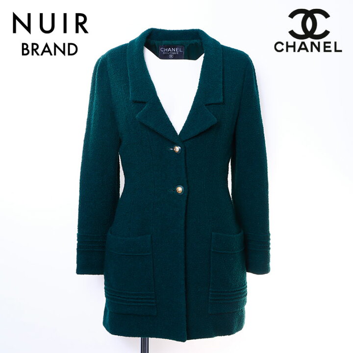 楽天市場】シャネル CHANEL ツイード ココボタン ジャケット ウール  
