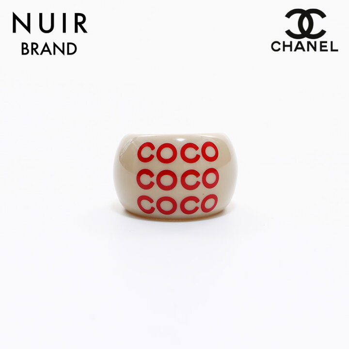 楽天市場】シャネル CHANEL coco 月甲丸リング リング・指輪 ベージュ  