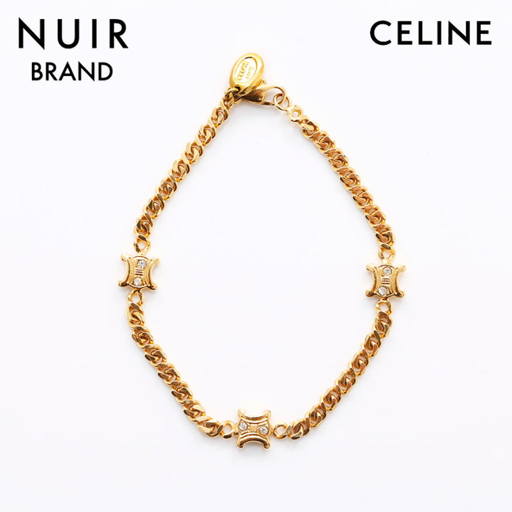 楽天市場】セリーヌ CELINE トリオンフ ブレスレット ゴールド WS6938 