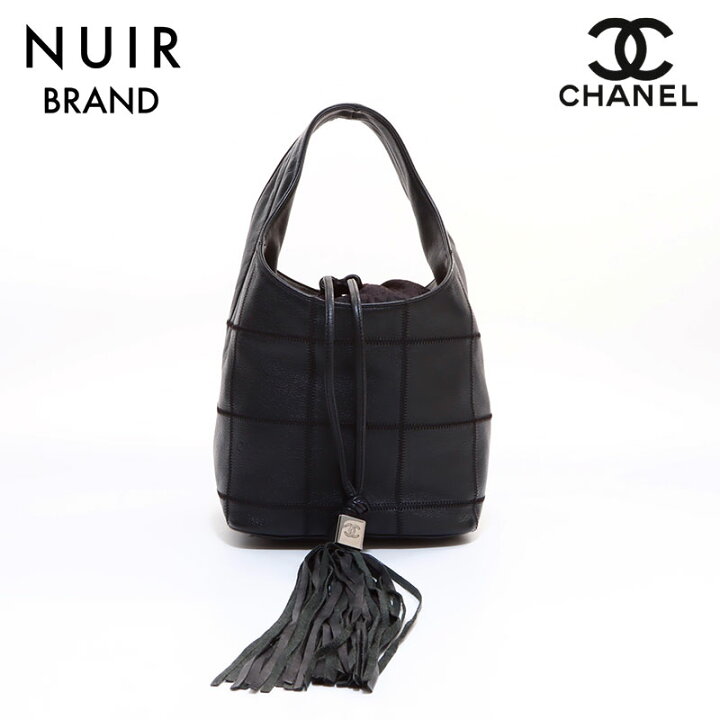 楽天市場】シャネル CHANEL チョコバー フリンジ ハンドバッグ 