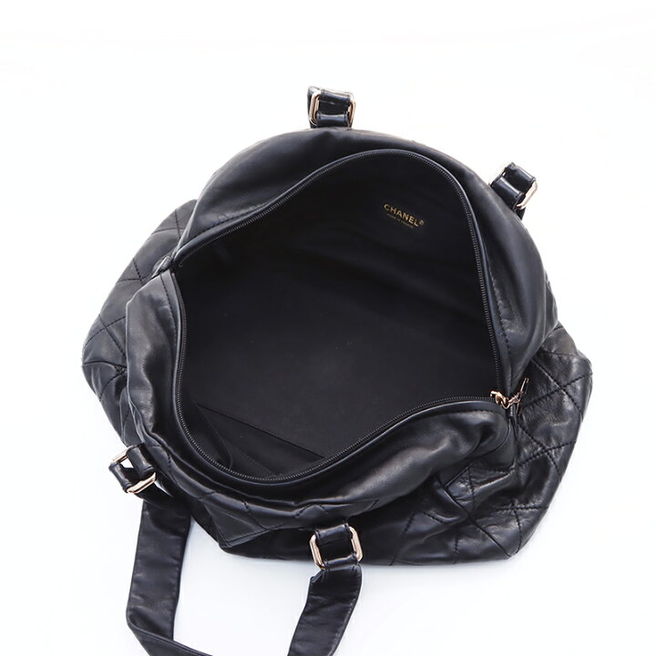 楽天市場】シャネル CHANEL 10番台 ステッチ ミニボストン ショルダー  