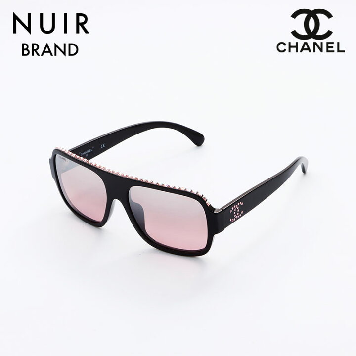楽天市場】シャネル CHANEL ラインストーン ピンクレンズ カラーレンズ 