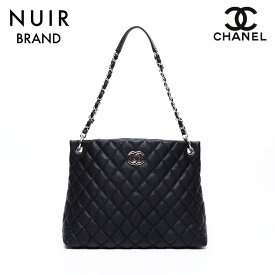 シャネル CHANEL 19番台 シルバー金具 キャビアスキン ショルダーバッグ ブラック WS7788 【中古】